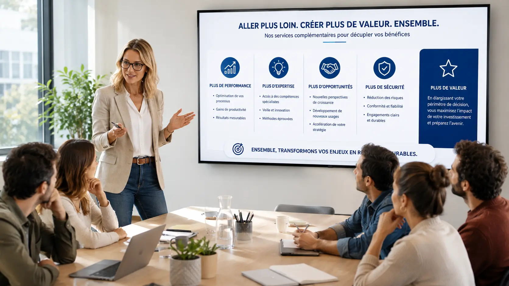 Présentations commerciales clients